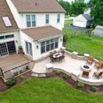 patio with hardscaping