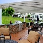 outdoor kitchen on deck