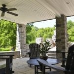 patio under the deck