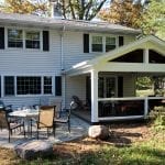 Hendrick - Timbertech Porch with open gable