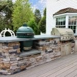 Manning - Ashwood Timbertech deck and kitchen with green egg and grill