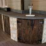 Mattice - TimberTech Porch with kegerator