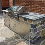 McElhaugh - Flagstone kitchen area and grill