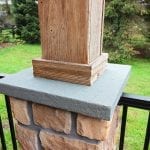 Beck - Porch with stonework and barnwood