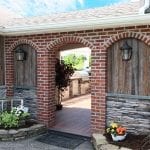 Esh - Azek deck with brick arch way