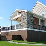 Lo - TimberTech Deck and porch with underdeck storage