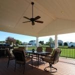 Clifford - timbertech deck and porch with fan and lights