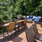 Gallagher - Timbertech antique palm deck with octagon