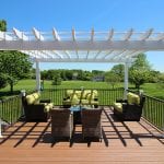 Weiss - timbertech deck with pergola