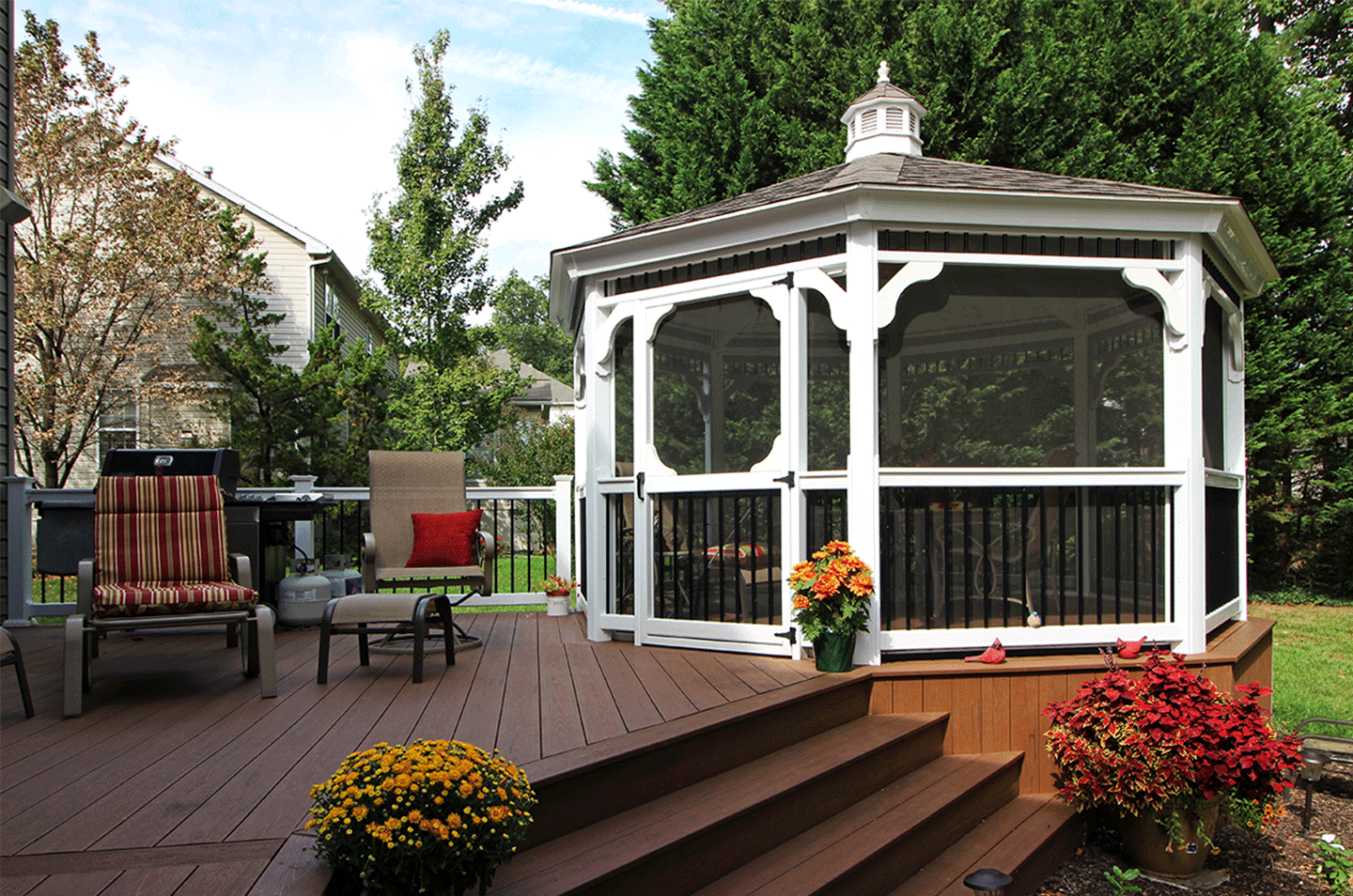 gazebo deck shade idea