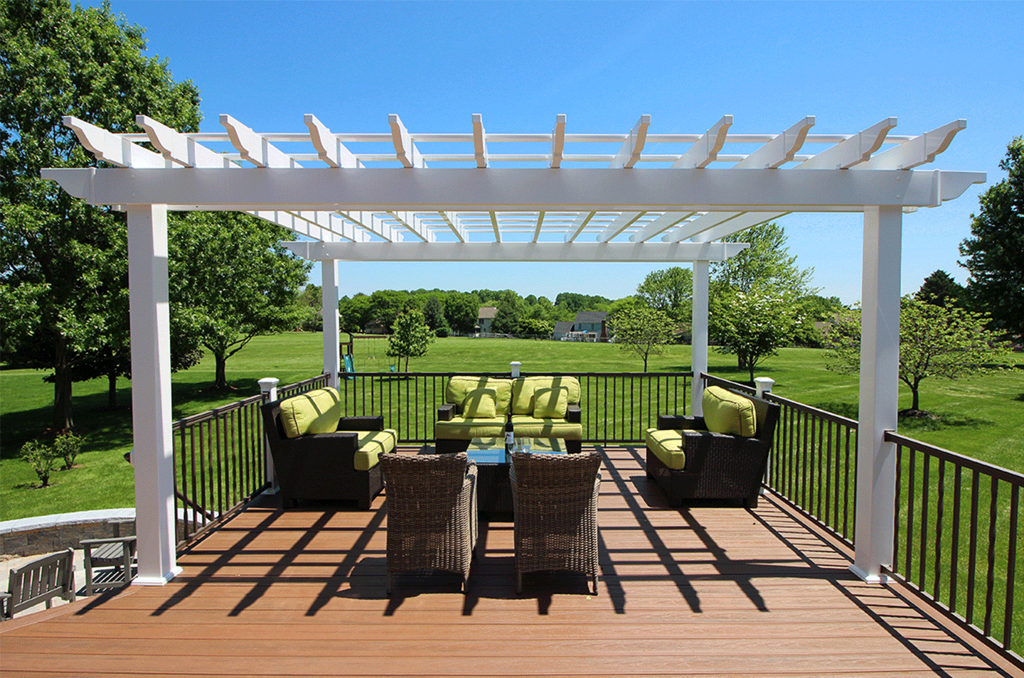 pergola deck shade option