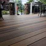 Berghuis - mocha, pecan, and tigerwood Timbertech decking