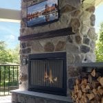 Legg - PA top rock stone veneer fireplace