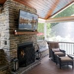 News - quarry cut mica ledgestone fireplace