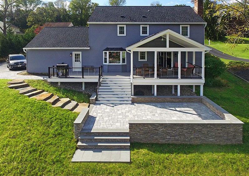 modern stone deck trend