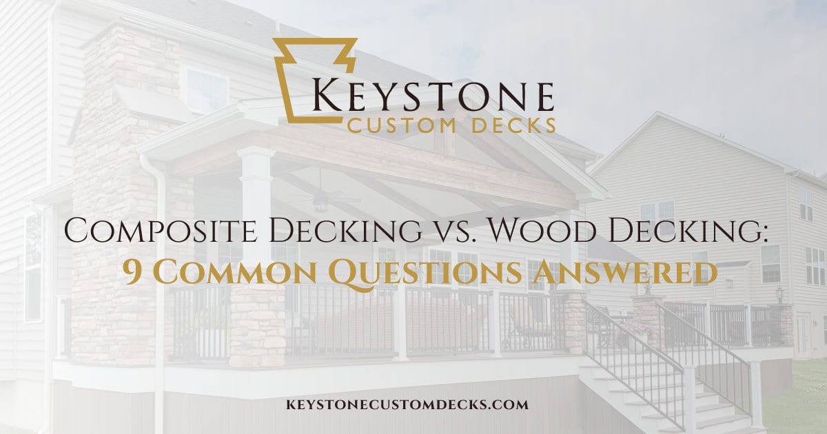 title image - composite decking versus wood decking