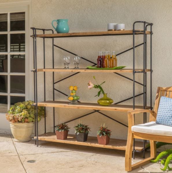 outdoor shelving