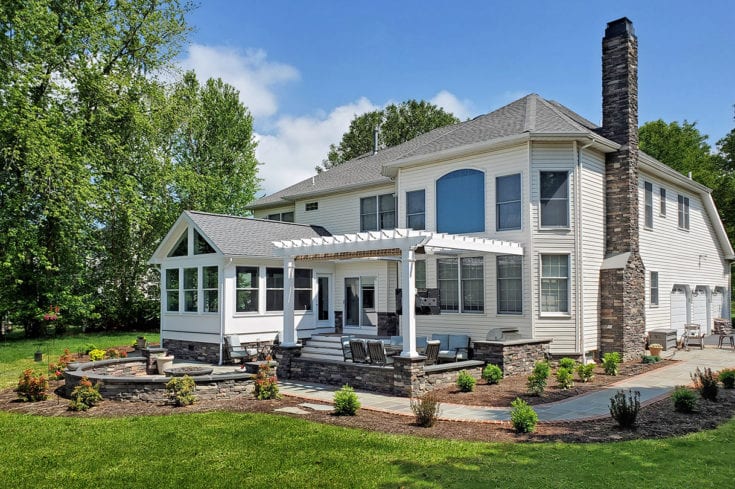 Sunroom / Flagstone Patio – Exton, PA