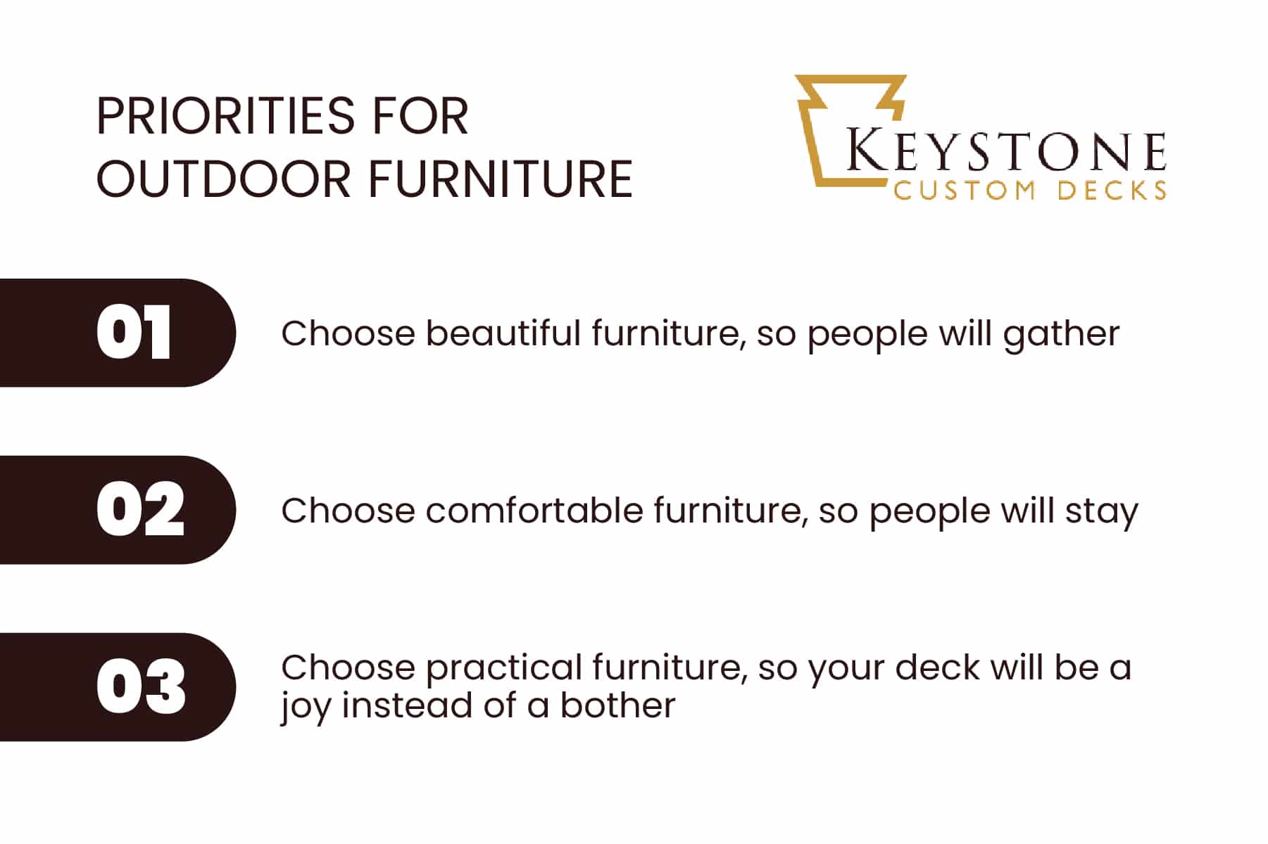 choosing outdoor furniture