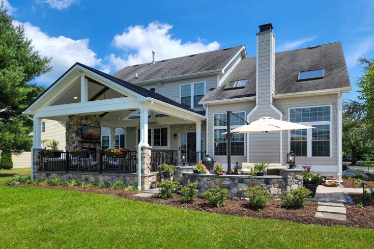 Full Color Flagstone Porch & Patio – Exton, PA
