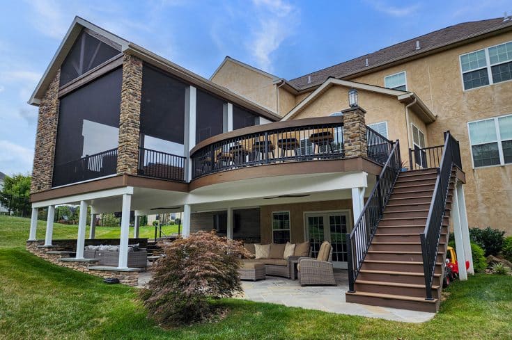 Screened Stone Porch / Flagstone Patio – Limerick, PA