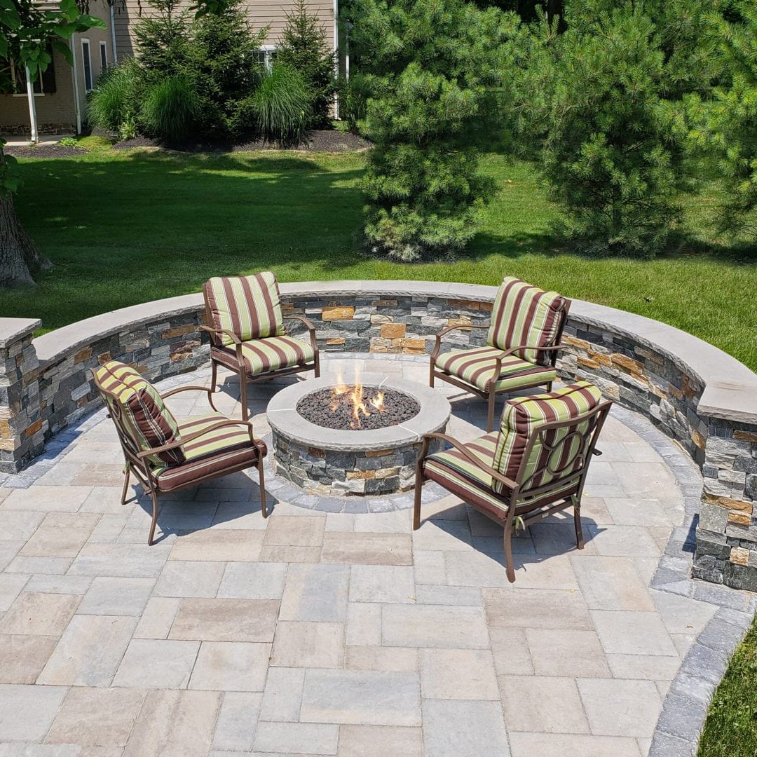 Patios - Seating Walls _ firepits